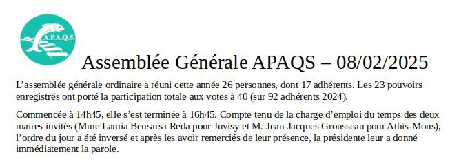 extrait AG 2025